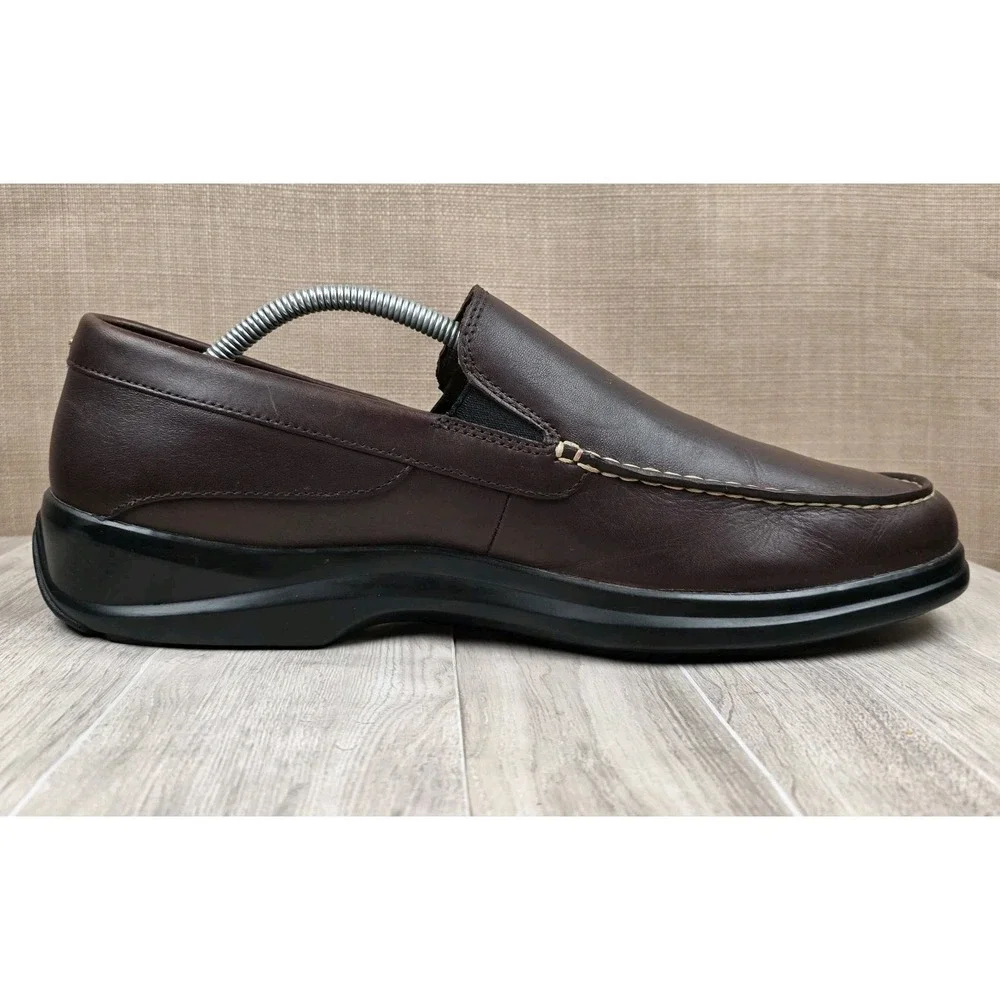 Cole Haan Grand OS Mens 11.5M Chocolate Brown Slip On Driving Loafers Shoes